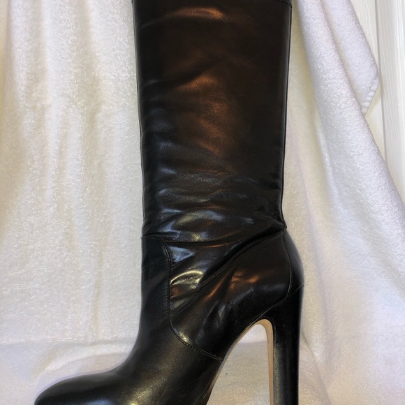 GORGEOUS Michael Kors knee length pull-on block heel boots - Picture 7 of 16